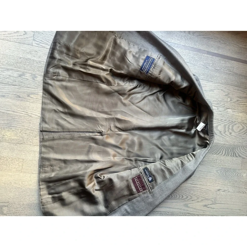 Polo Ralph Lauren Vintage Brown‎ Herringbone Blazer Union Label University Club